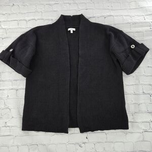 Croft&Barrow Short Sleeve Open Cardigan Size XL